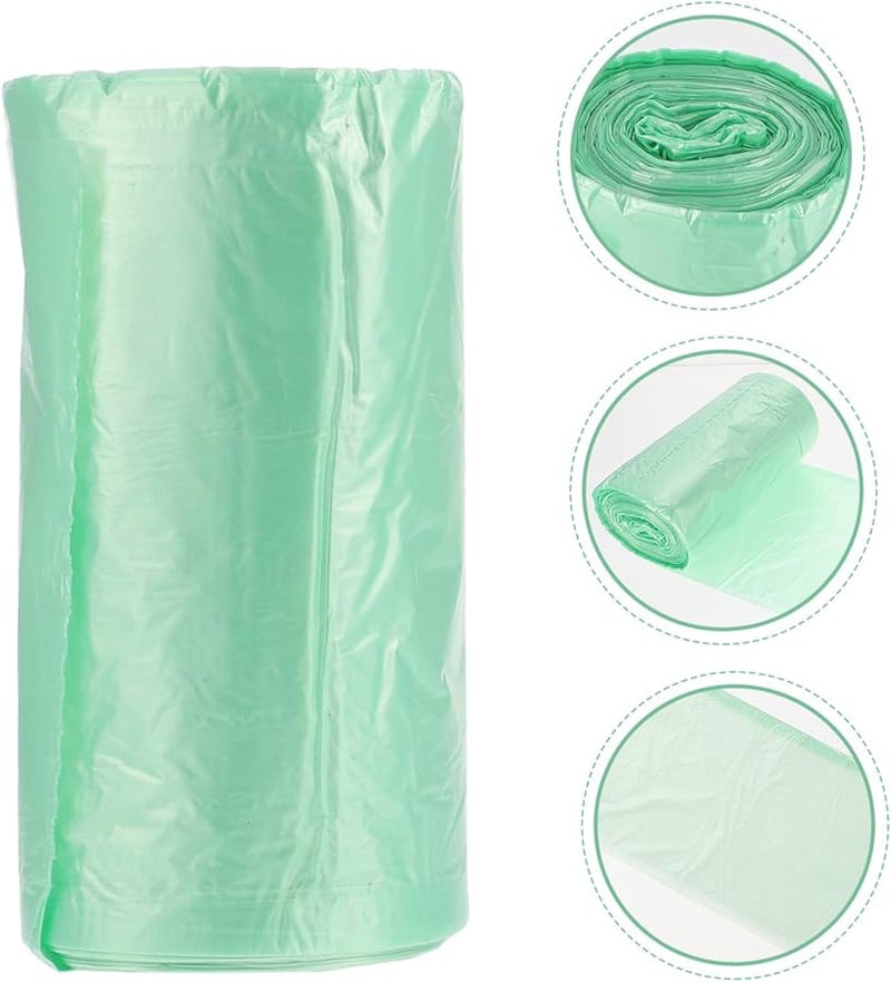 Didiseaon 150pcs Thickened Green Mini Garbage Bags for Car Home Office Trash Can Liners - Image 5